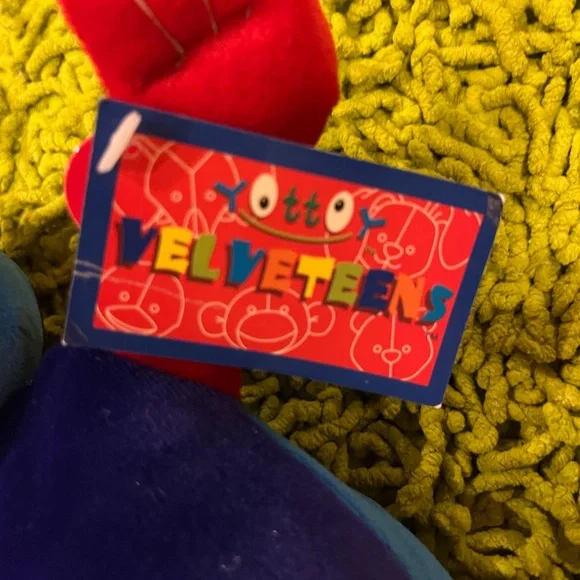 Colorful Patchwork Stuffed Bear - Picture 3 of 5